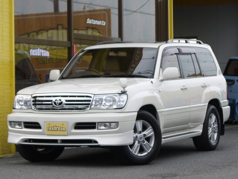 Ｈ１０　前期　ランクル１００　パール　ＶＸ－Ｌｔｄ　Ｇセレクション　ご納車致しました♪